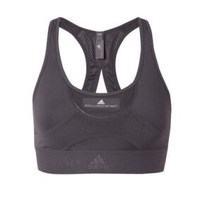 adidas by Stella McCartney Cutout Mesh-paneled Climalite Stretch Sports Bra M